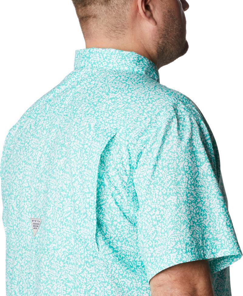 Super Slack Tide Camp Shirt, Extended - Mens - Electric Turquoise Deepsea Medley 5