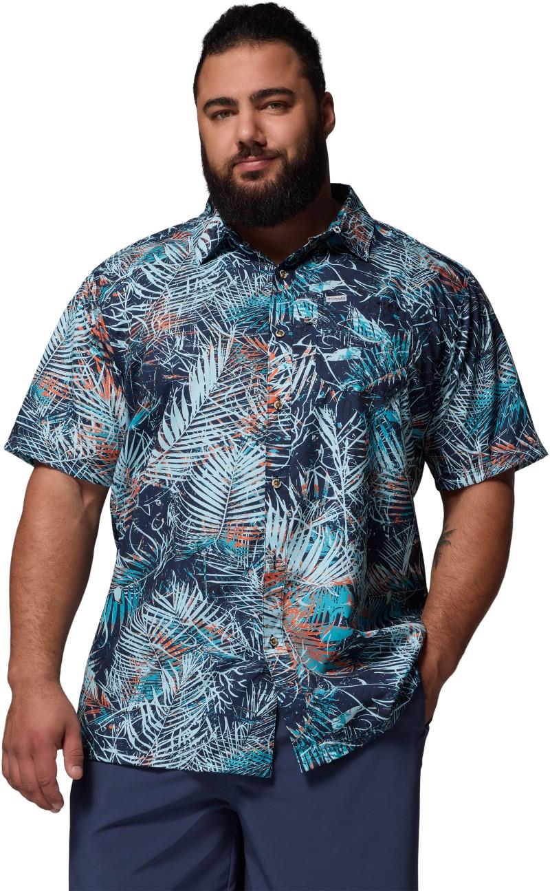 Super Slack Tide Camp Shirt, Extended - Mens - collegiate navy hooked up 1