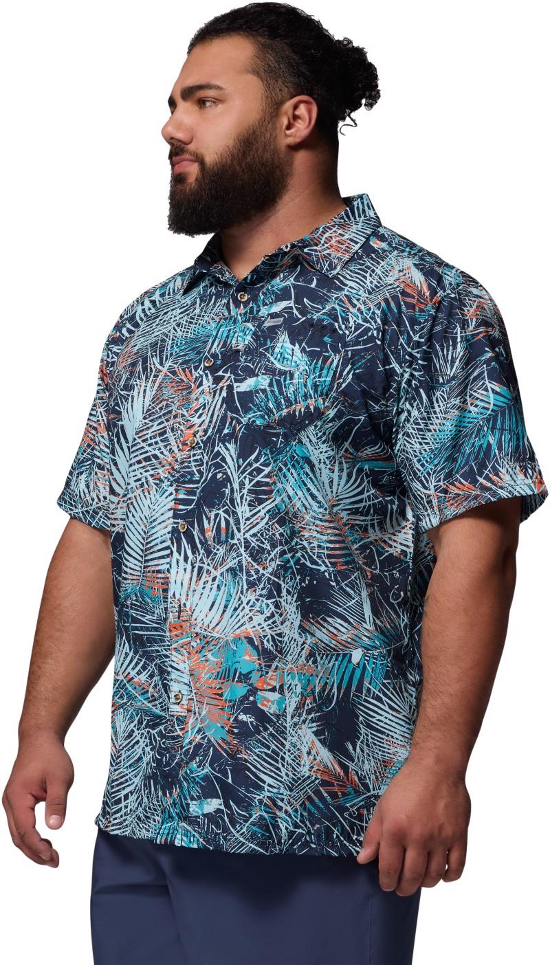 Super Slack Tide Camp Shirt, Extended - Mens - collegiate navy hooked up 1