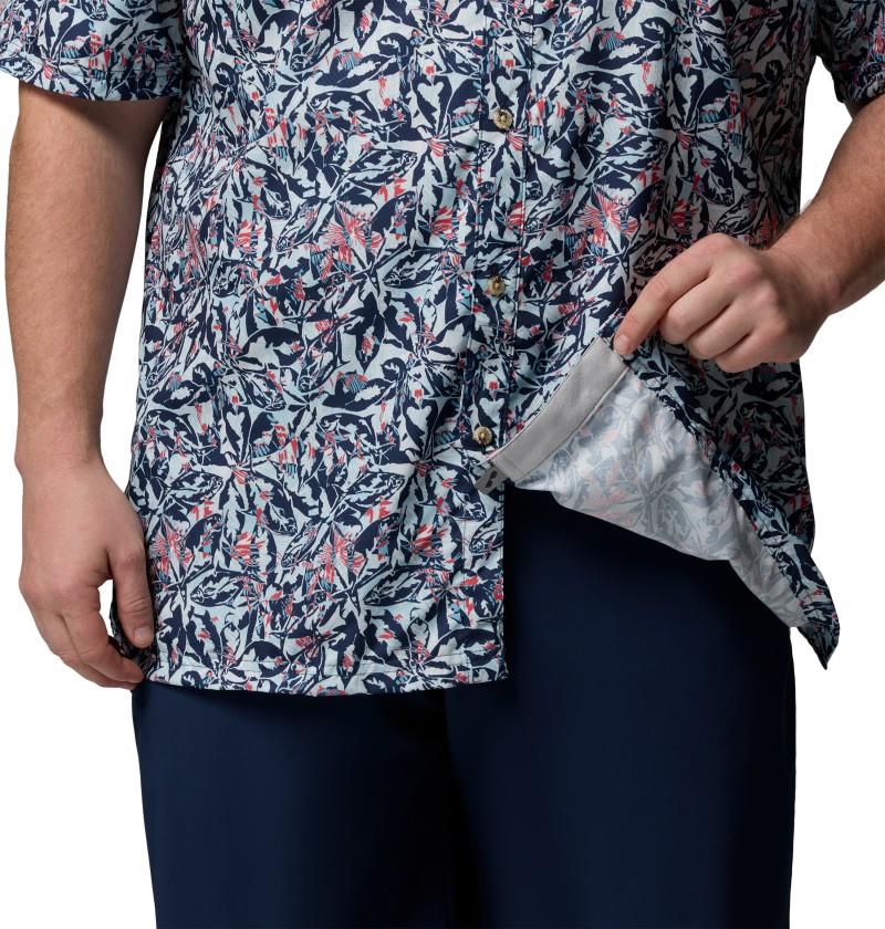 Super Slack Tide Camp Shirt, Extended - Mens - nocturnal pompanos 1