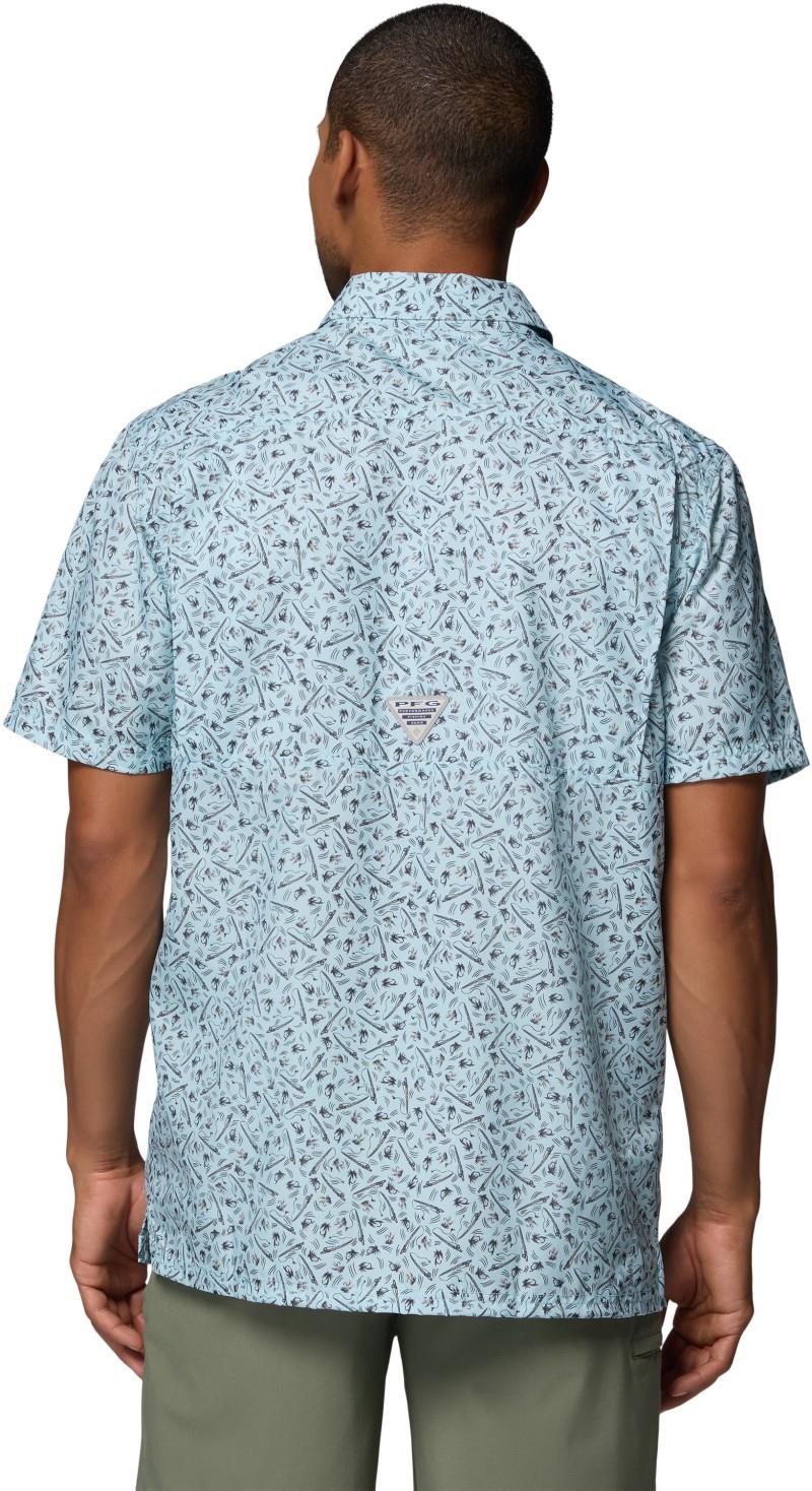 Super Slack Tide Camp Shirt, Tall - Mens - marine light gone fishin 1