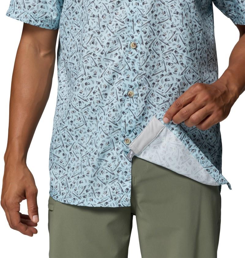 Super Slack Tide Camp Shirt, Tall - Mens - marine light gone fishin 1