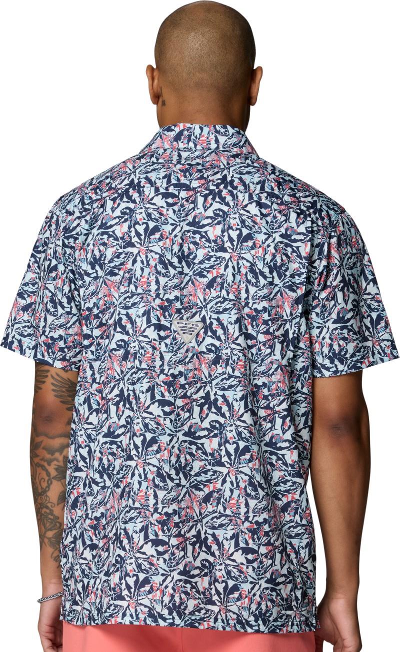 Super Slack Tide Camp Shirt, Tall - Mens - nocturnal pompanos 1