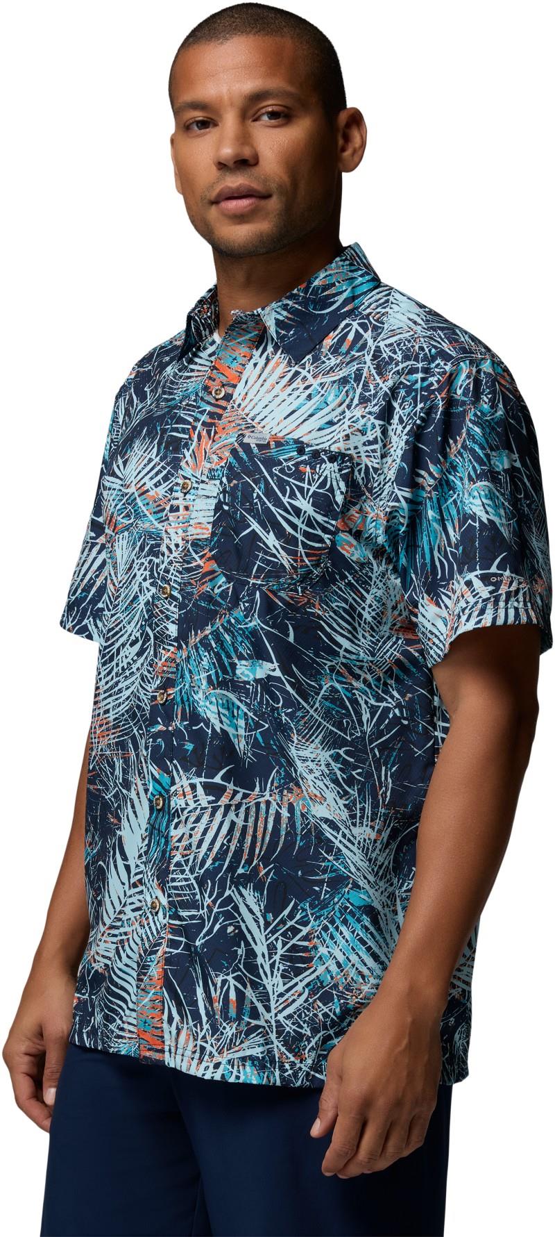 Super Slack Tide Camp Shirt - Mens - collegiate navy hooked up 1
