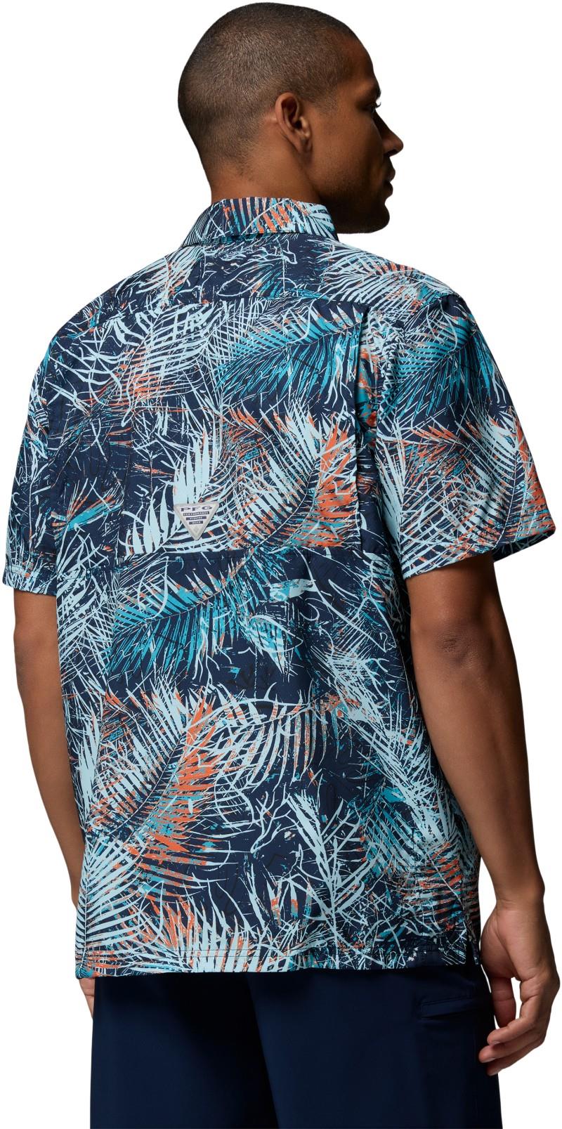 Super Slack Tide Camp Shirt - Mens - collegiate navy hooked up 1