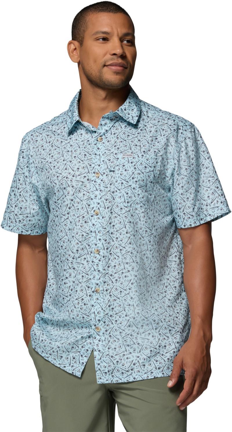 Super Slack Tide Camp Shirt - Mens - marine light gone fishin 1
