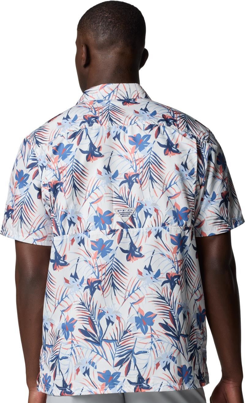 Super Slack Tide Camp Shirt - Mens - white tropicfield 1