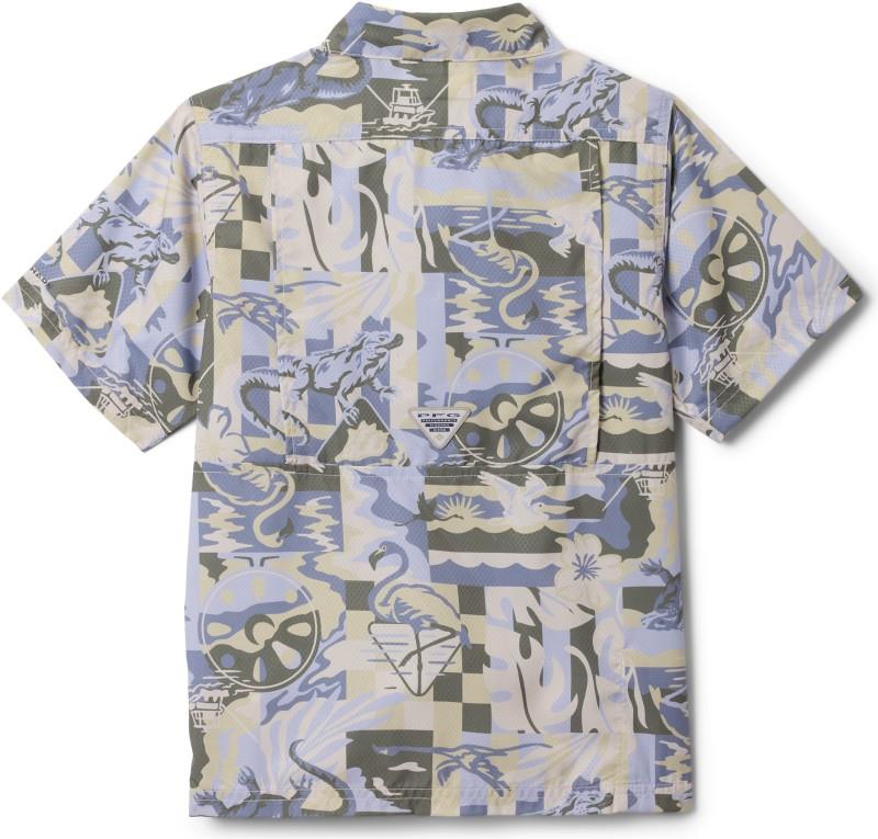 Super Slack Tide SS Camp Shirt - Youth Boys - serpentine saltwaters 1