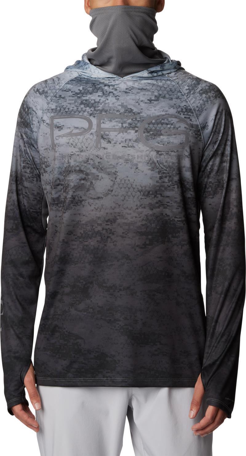 Super Terminal Tackle Vent Hoodie - Mens - Black PFG Camo Gradient 3