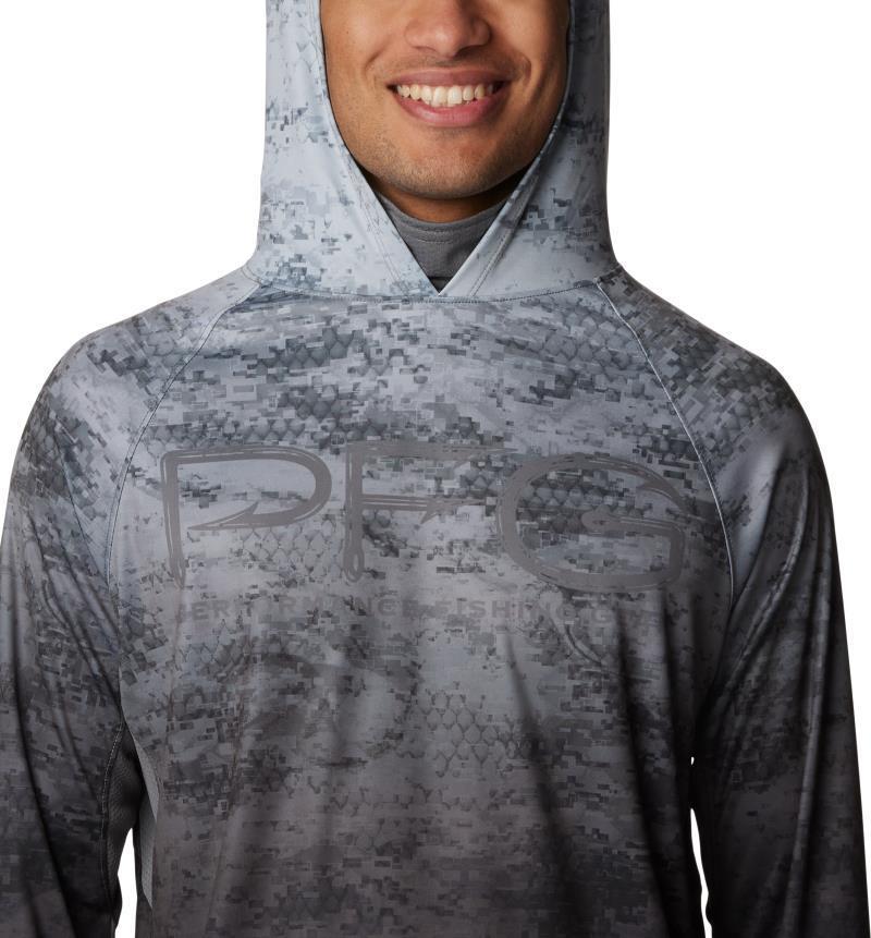 Super Terminal Tackle Vent Hoodie - Mens - Black PFG Camo Gradient 5