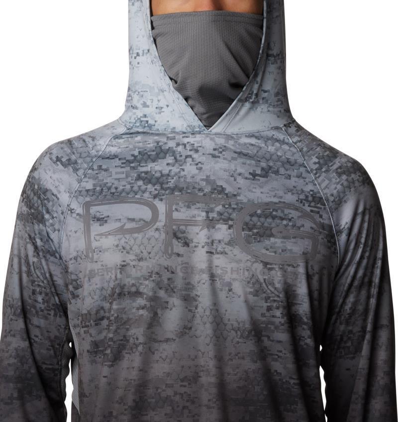 Super Terminal Tackle Vent Hoodie - Mens - Black PFG Camo Gradient 6