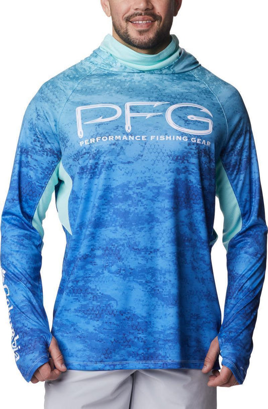 Super Terminal Tackle Vent Hoodie - Mens - Gulf Stream PFG Camo Gradient 1