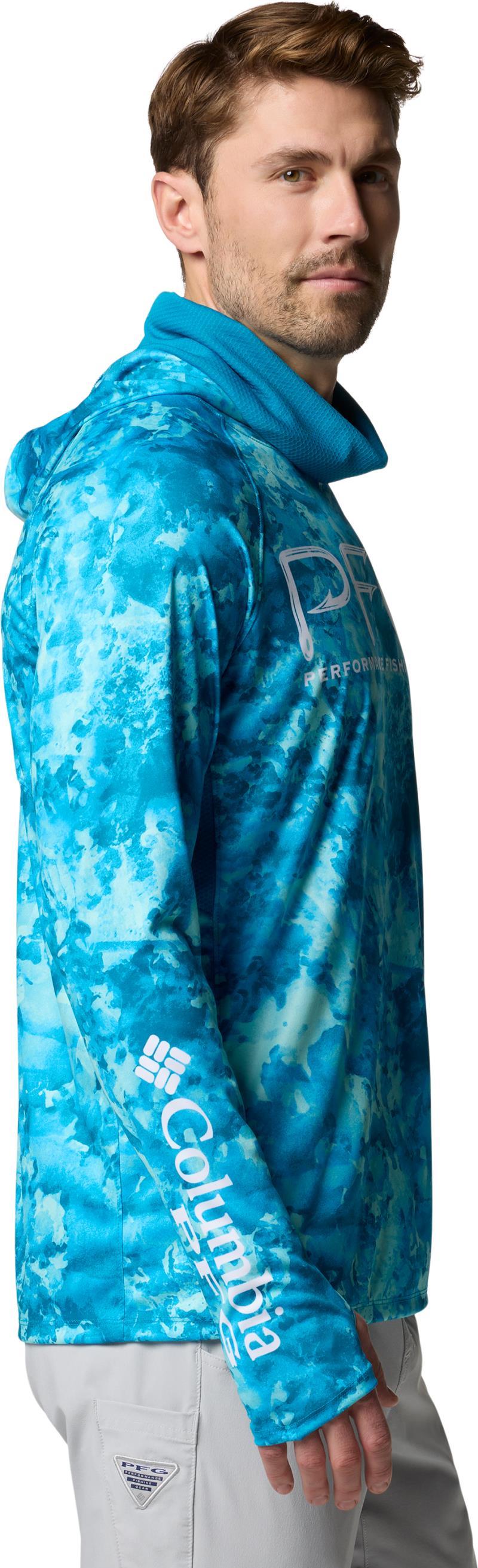 Super Terminal Tackle Vent Hoodie - Mens - blue echo seamoss 1