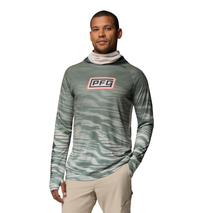 Super Terminal Tackle Vent Hoodie - Mens - dark stone currents fade 1