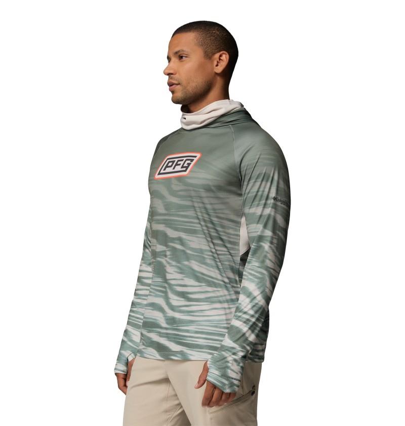 Super Terminal Tackle Vent Hoodie - Mens - dark stone currents fade 1