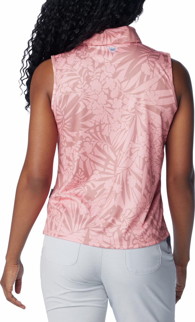 Super Tidal Tee SL Polo - Womens - Sandalwood Pink Tropictones 2