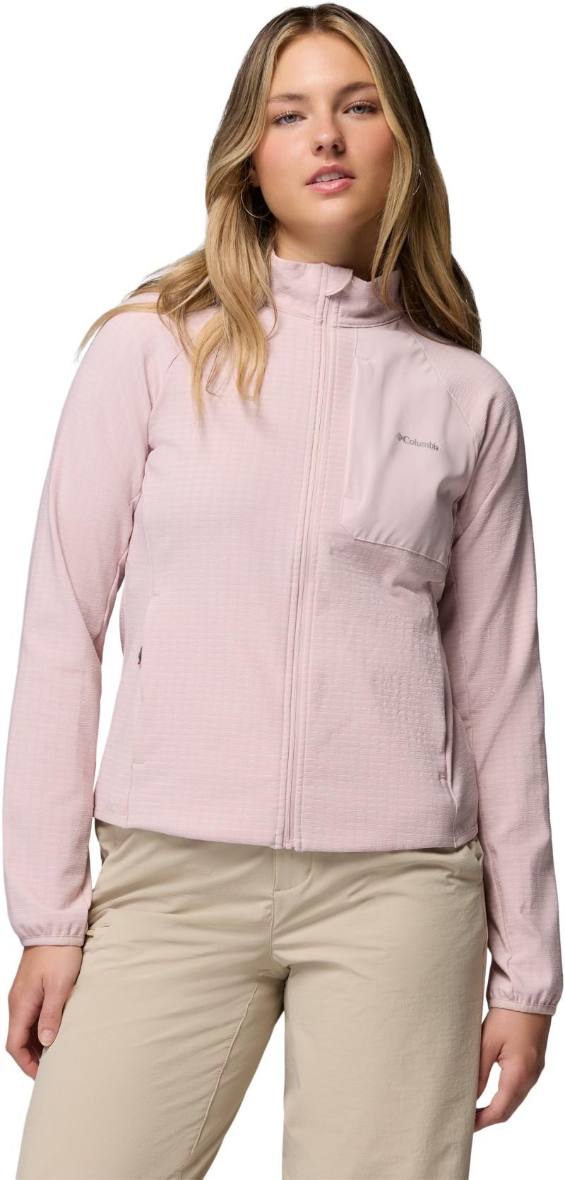 Superior Summit Grid Full-Zip - Womens - mineral pink 1