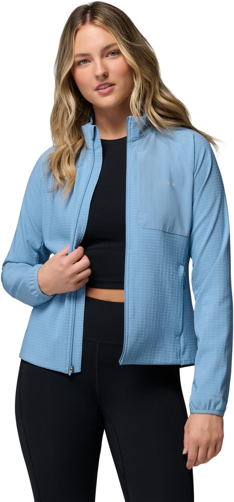 Superior Summit Grid Full-Zip - Womens - rainy day 1