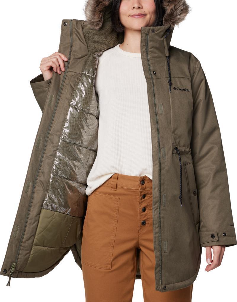 Suttle Mountain II Mid Insulated Jacket, Extended - Womens - Stone Green 3