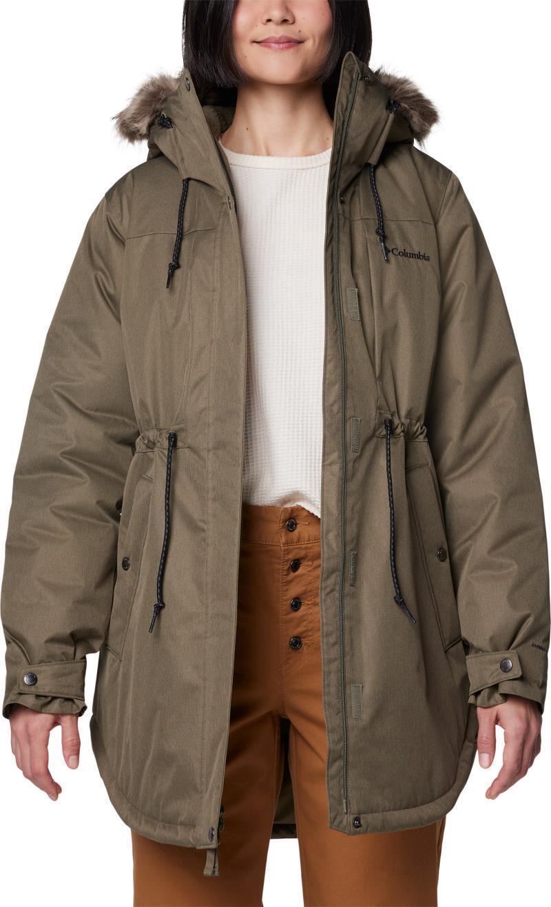 Suttle Mountain II Mid Insulated Jacket, Extended - Womens - Stone Green 5