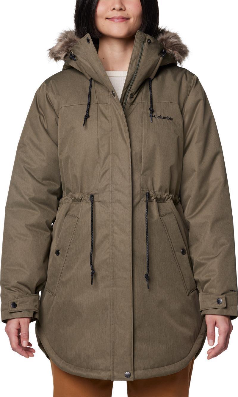 Suttle Mountain II Mid Insulated Jacket, Extended - Womens - Stone Green 1