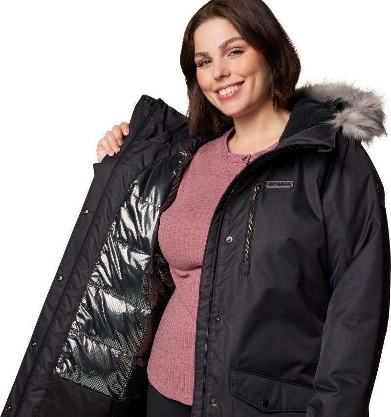 Suttle Mountain Long Insulated Jacket, Extended - Womens - black 1