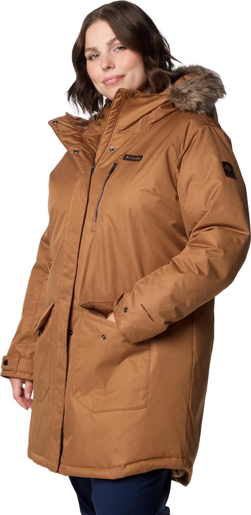 Suttle Mountain Long Insulated Jacket, Extended - Womens - camel brown 1