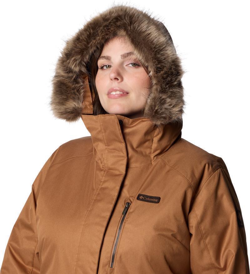 Suttle Mountain Long Insulated Jacket, Extended - Womens - camel brown 1