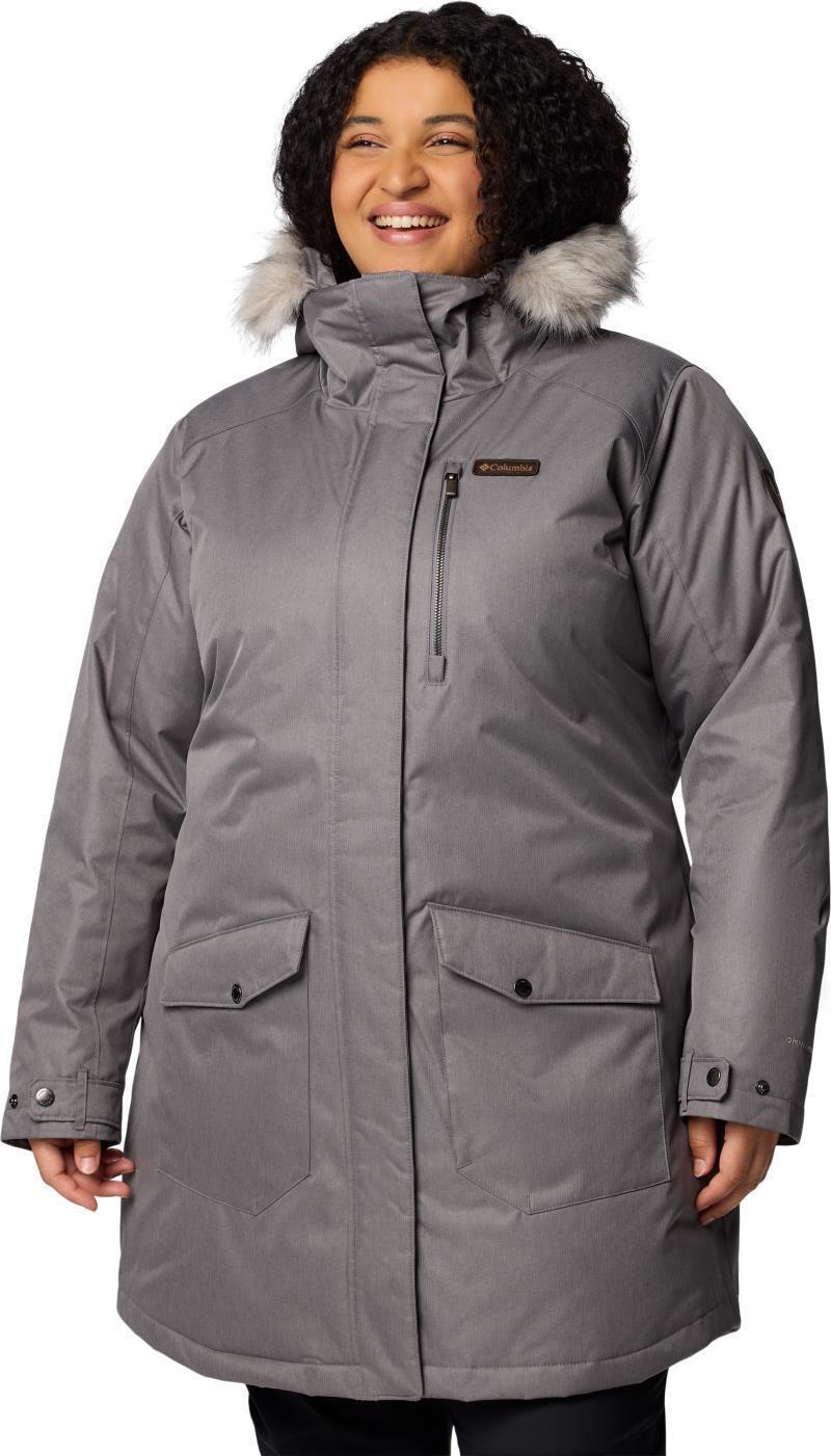 Suttle Mountain Long Insulated Jacket, Extended - Womens - city grey 1