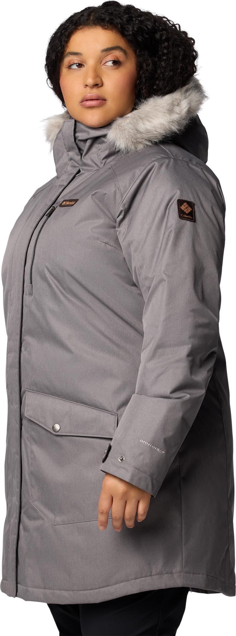 Suttle Mountain Long Insulated Jacket, Extended - Womens - city grey 1