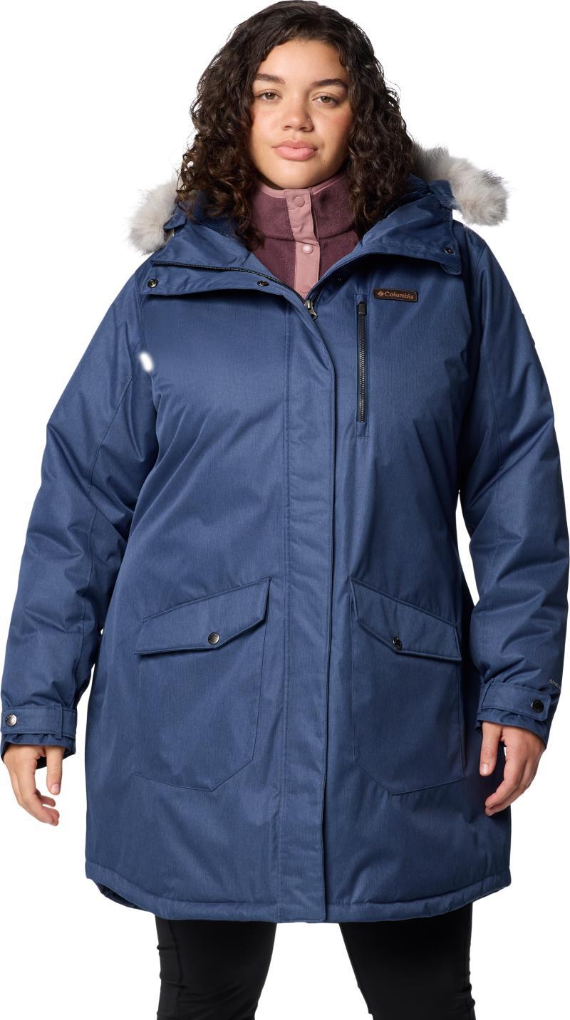 Suttle Mountain Long Insulated Jacket, Extended - Womens - collegiate navy 1