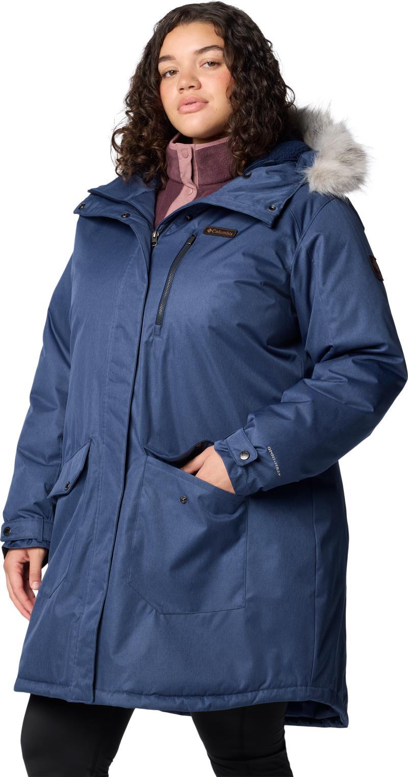 Suttle Mountain Long Insulated Jacket, Extended - Womens - collegiate navy 1