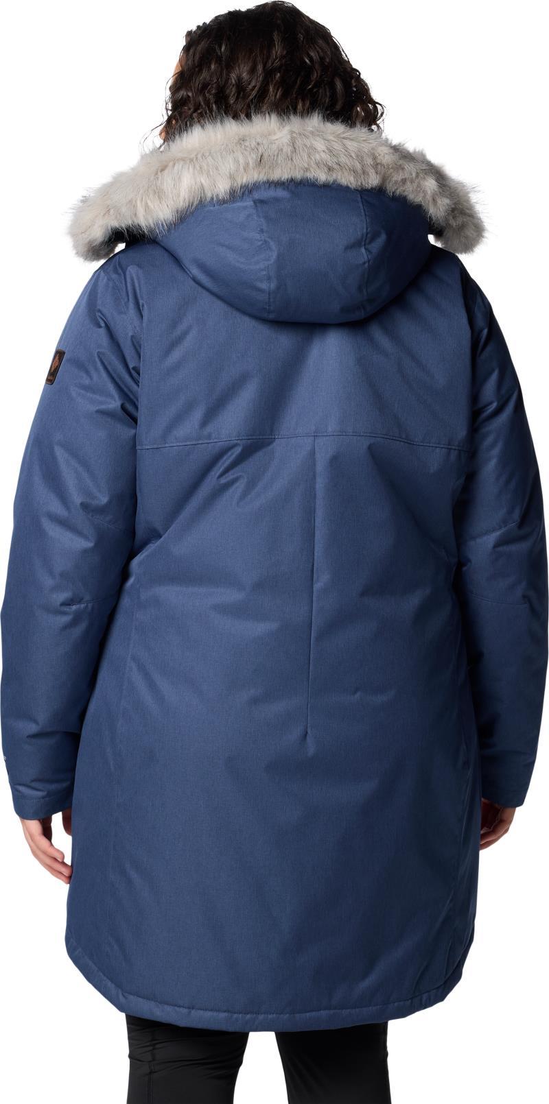 Suttle Mountain Long Insulated Jacket, Extended - Womens - collegiate navy 1