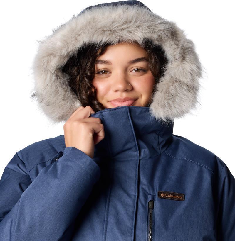 Suttle Mountain Long Insulated Jacket, Extended - Womens - collegiate navy 1