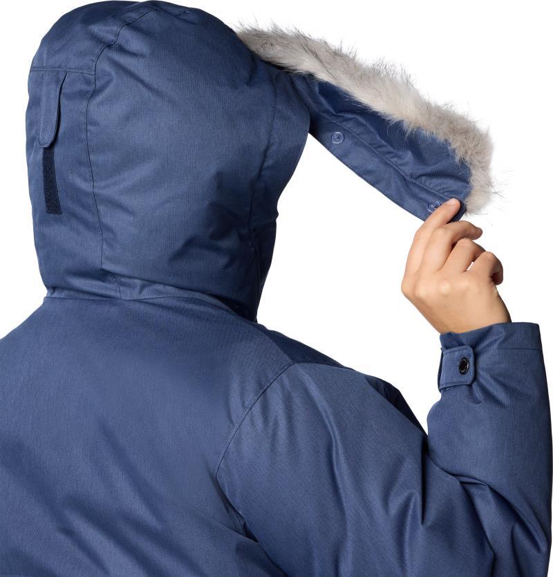 Suttle Mountain Long Insulated Jacket, Extended - Womens - collegiate navy 1