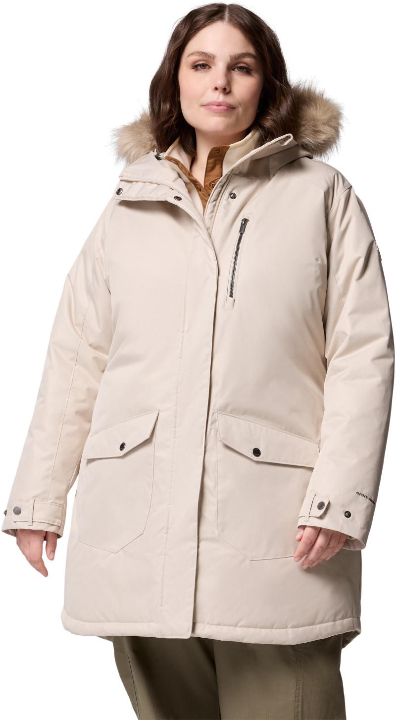 Suttle Mountain Long Insulated Jacket, Extended - Womens - dark stone 1