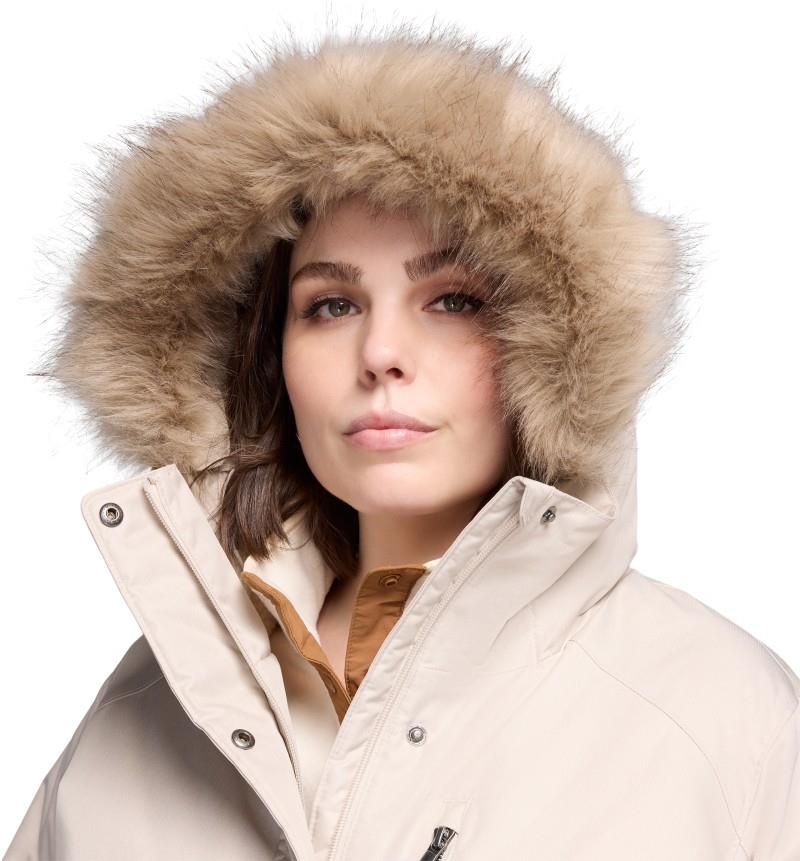 Suttle Mountain Long Insulated Jacket, Extended - Womens - dark stone 1