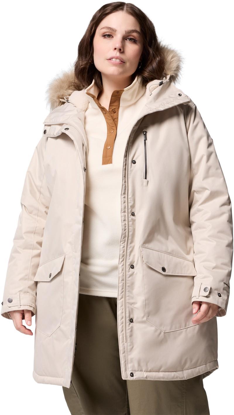 Suttle Mountain Long Insulated Jacket, Extended - Womens - dark stone 1