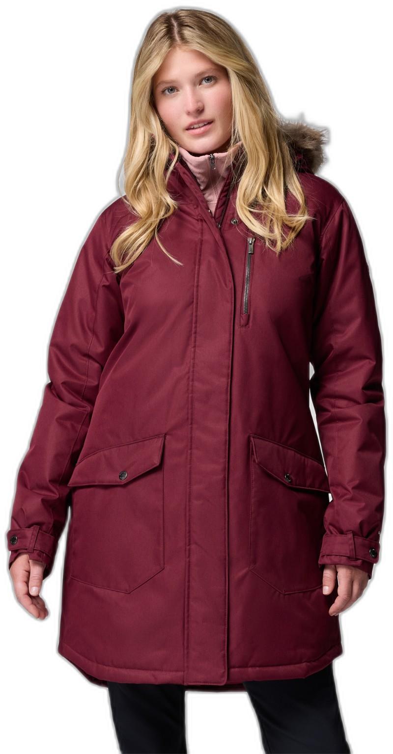 Suttle Mountain Long Insulated Jacket, Extended - Womens - rich wine 1
