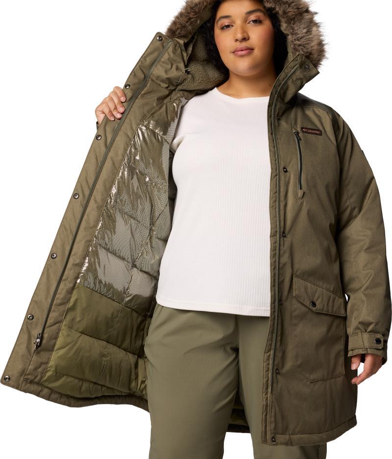 Suttle Mountain Long Insulated Jacket, Extended - Womens - stone green 1