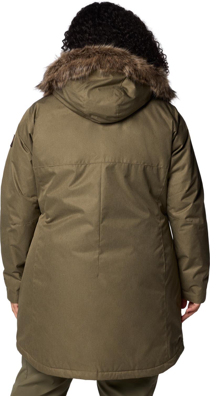Suttle Mountain Long Insulated Jacket, Extended - Womens - stone green 1