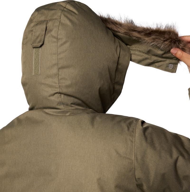 Suttle Mountain Long Insulated Jacket, Extended - Womens - stone green 1