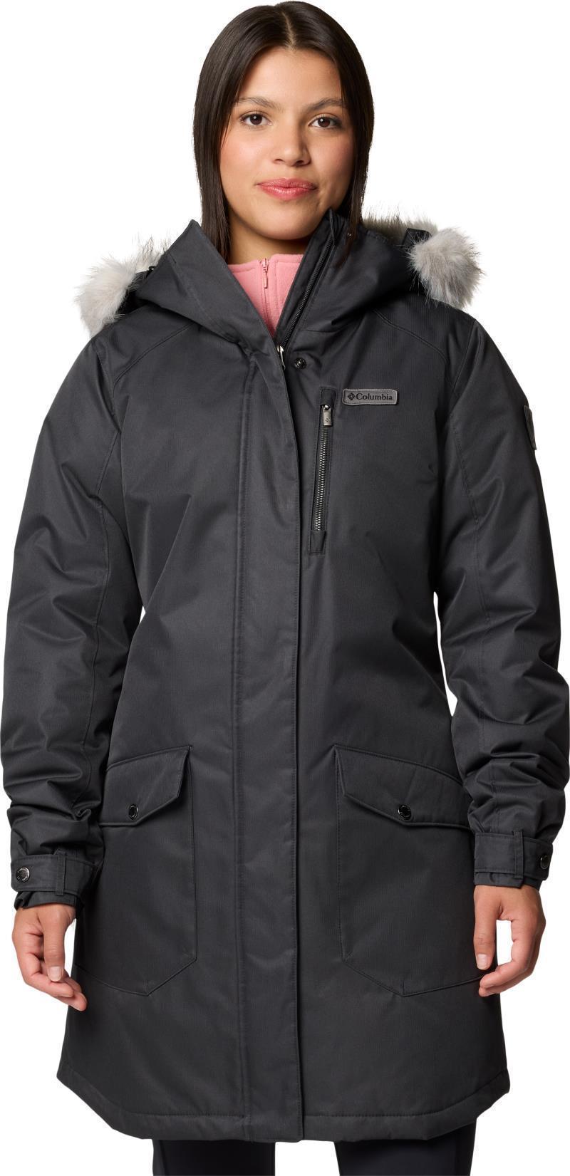 Suttle Mountain Long Insulated Jacket - Womens - black 1