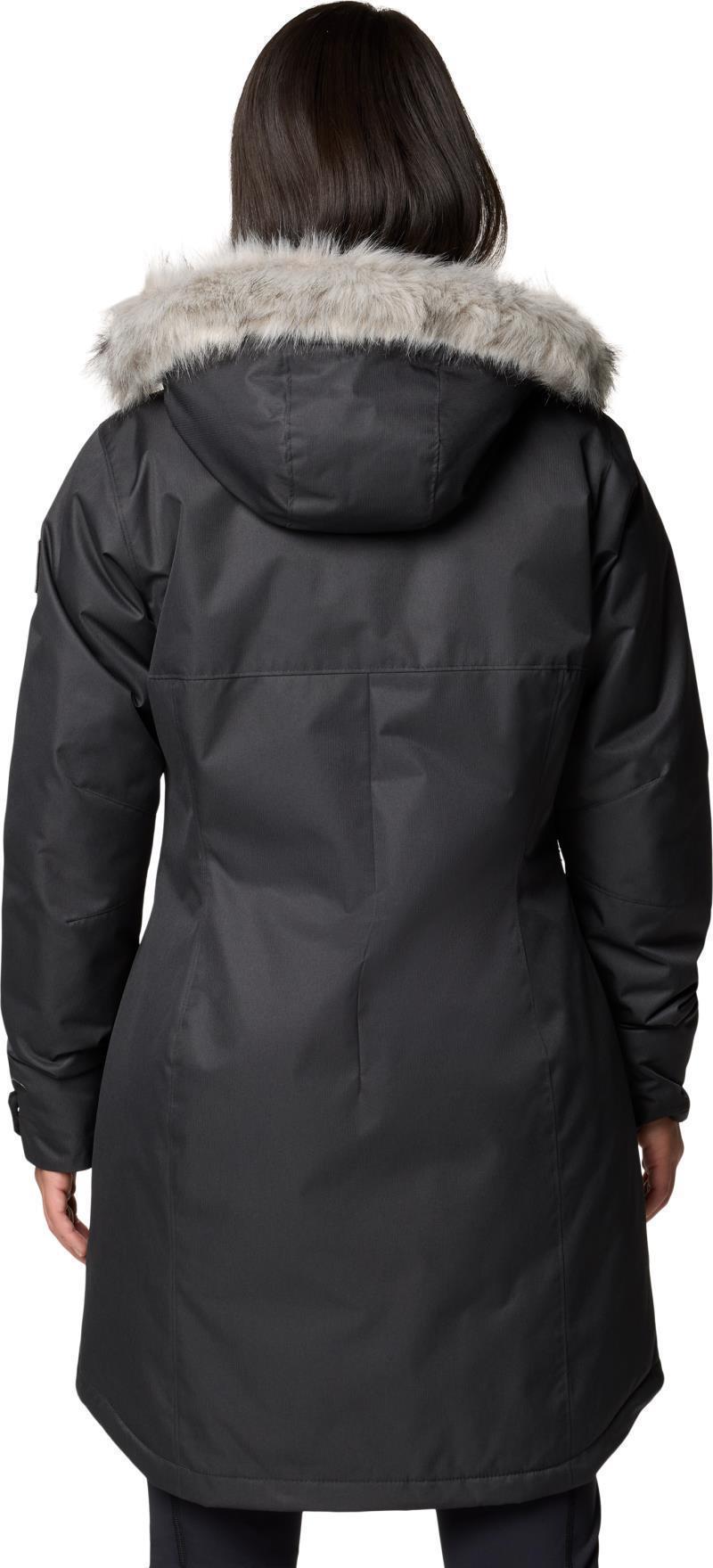 Suttle Mountain Long Insulated Jacket - Womens - black 1