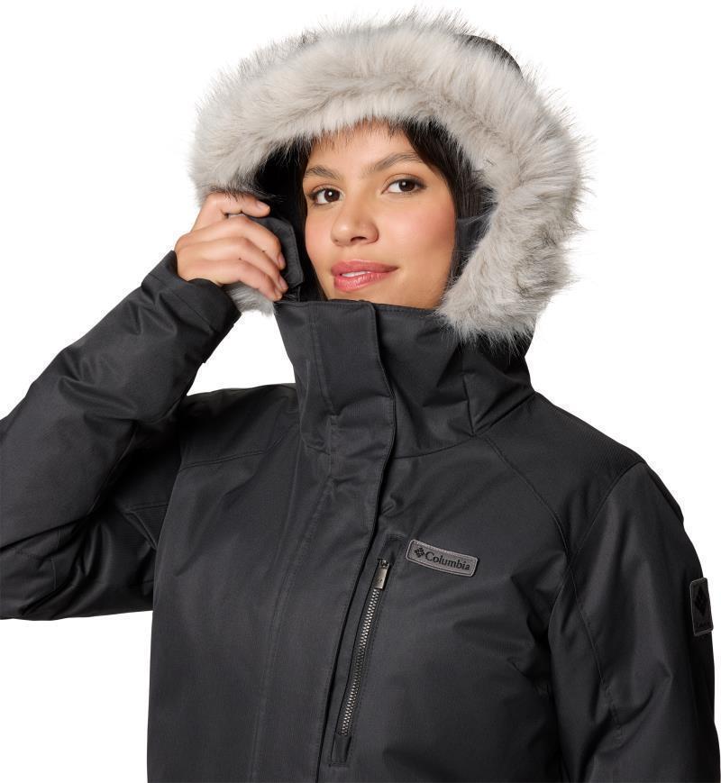 Suttle Mountain Long Insulated Jacket - Womens - black 1