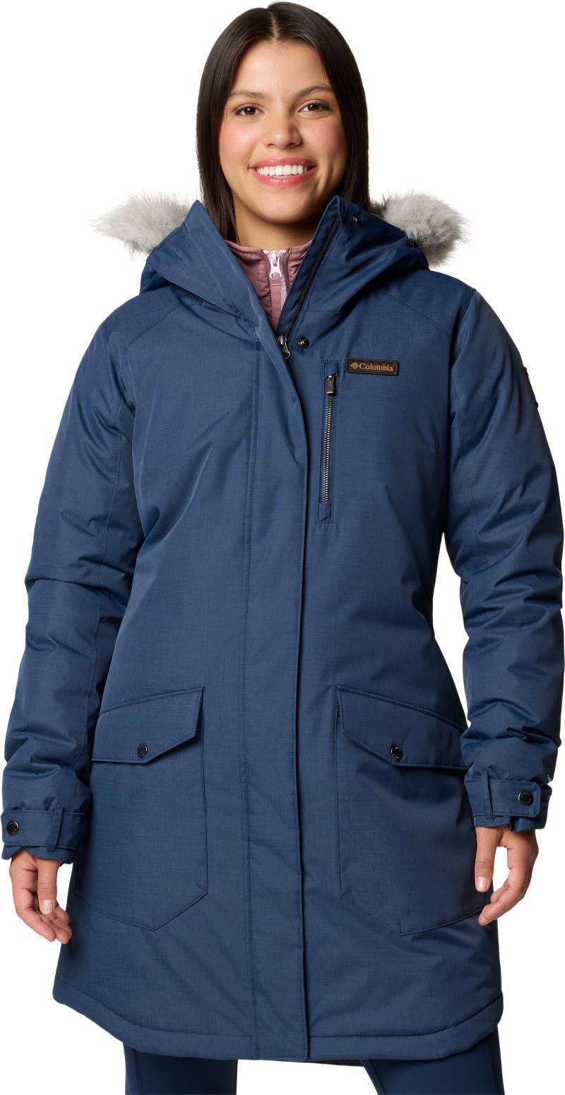 Suttle Mountain Long Insulated Jacket - Womens - collegiate navy 1