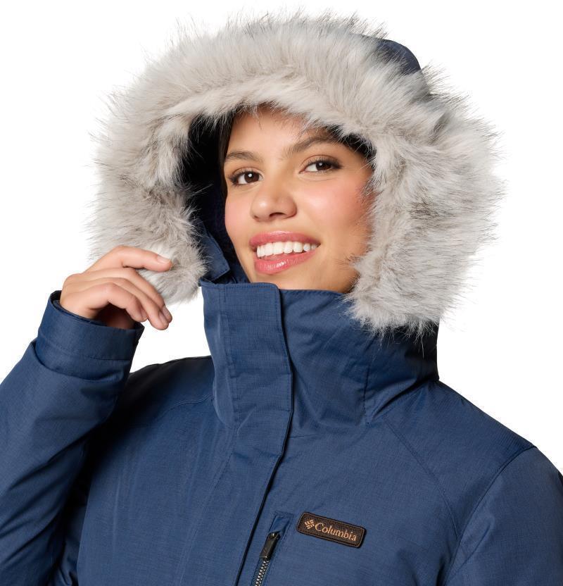 Suttle Mountain Long Insulated Jacket - Womens - collegiate navy 1