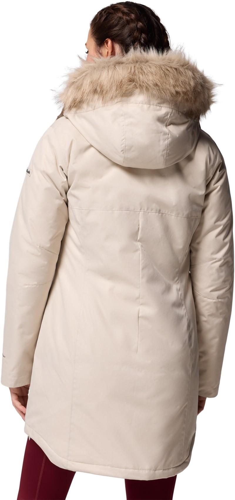 Suttle Mountain Long Insulated Jacket - Womens - dark stone 1