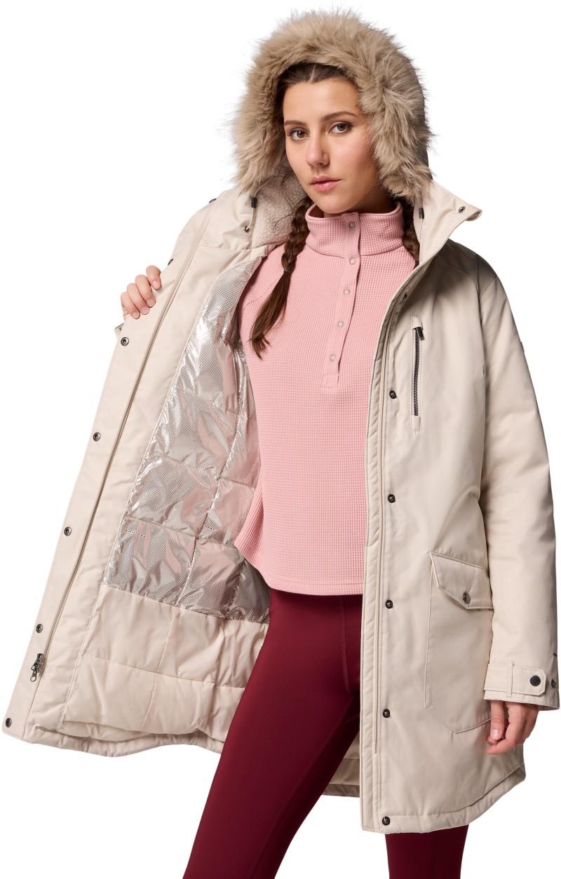 Suttle Mountain Long Insulated Jacket - Womens - dark stone 1