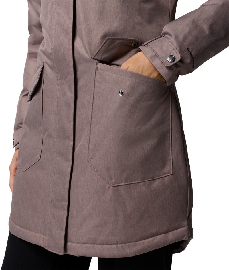 Suttle Mountain Long Insulated Jacket - Womens - iron 1